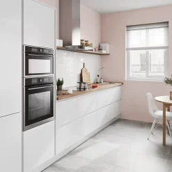 Plinthe de cuisine Stevia et Garcinia Blanc H. 15 cm x l. 2.4 m x Ep. 16 mm-GoodHome New