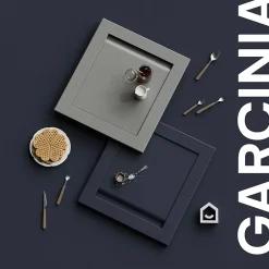 GoodHome Plinthe de cuisine Garcinia ciment H. 15 cm x l. 2.4 m x Ep. 16 mm