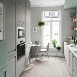 GoodHome Plinthe de cuisine Garcinia ciment H. 15 cm x l. 2.4 m x Ep. 16 mm