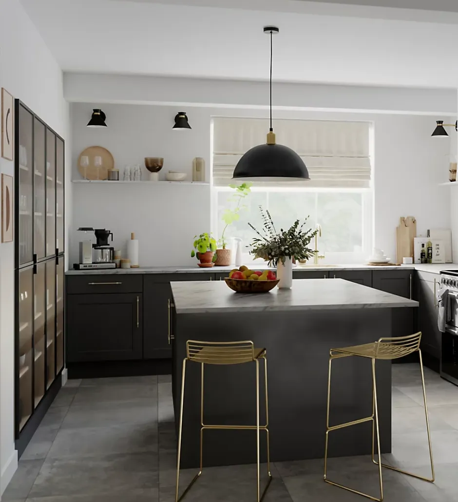 Plinthe de cuisine Artemisia Gris H. 15 cm x l. 2.4 m x Ep. 16 mm-GoodHome Discount