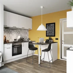 Plinthe de cuisine Balsamita Blanc H. 15 cm x l. 2.4 m x Ep. 16 mm-GoodHome