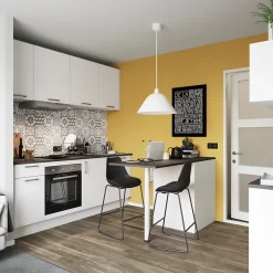 Plinthe de cuisine Balsamita Blanc H. 15 cm x l. 2.4 m x Ep. 16 mm-GoodHome