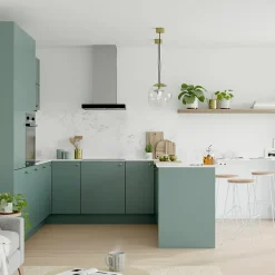 Plinthe de cuisine Stevia vert H. 15 x l. 240 x Ep. 1,6 cm-GoodHome Clearance