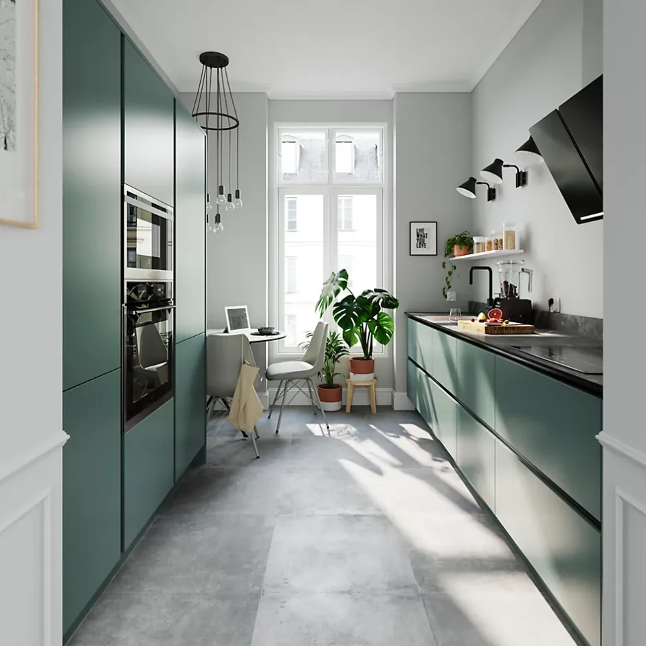 Plinthe de cuisine Stevia vert H. 15 x l. 240 x Ep. 1,6 cm-GoodHome Clearance