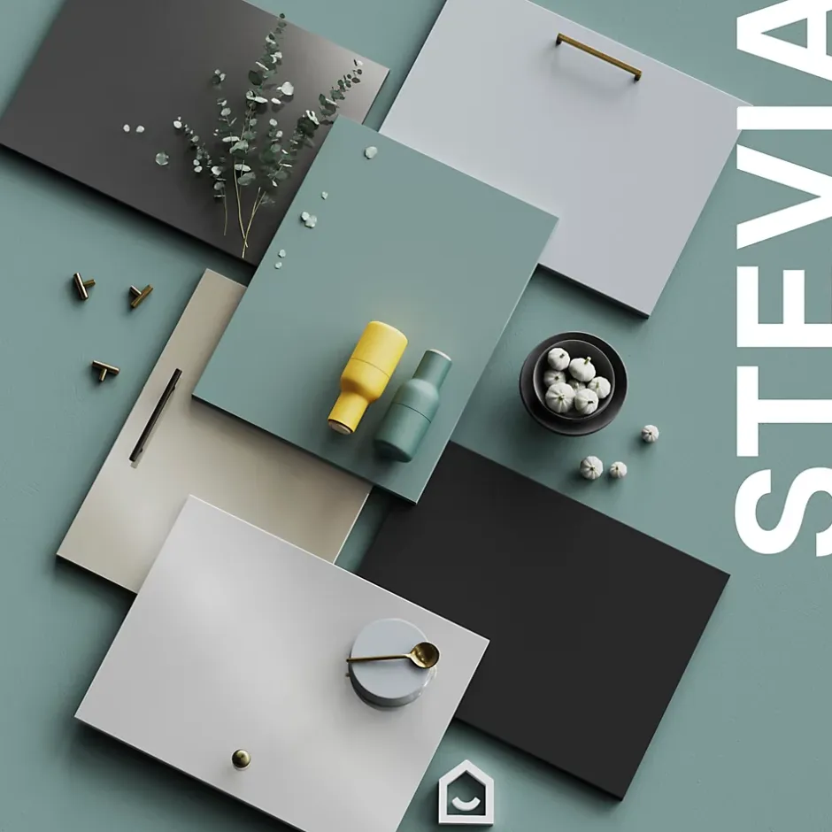 Plinthe de cuisine Stevia vert H. 15 x l. 240 x Ep. 1,6 cm-GoodHome Clearance