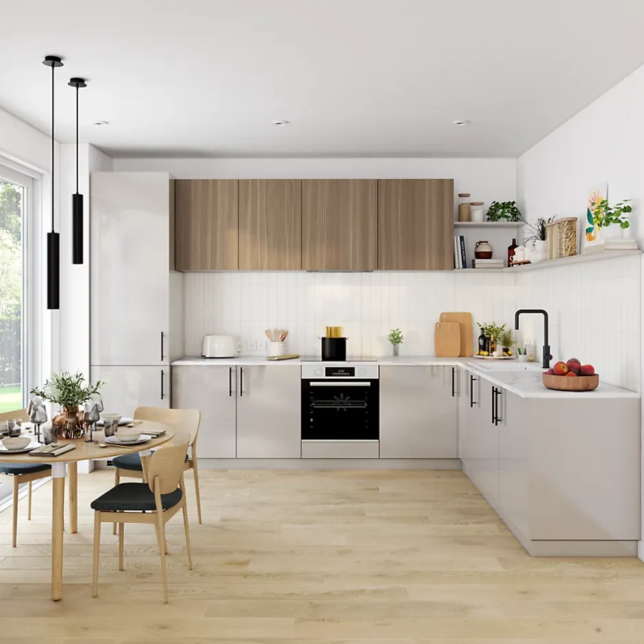 Palma Plinthe de cuisine cachemire brillant H.15 x l.240 x Ep.1,8 cm