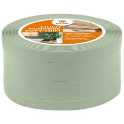 Quest Plinthe de finition W3 en PVC 4,en,1 120 mm, baguette autocollante, masquante, plinthe souple pour sol et mur, vert clair, 10 m