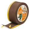 Plinthe de finition W2 en PVC 4,en,1 120 mm, baguette autocollante, masquante, plinthe souple pour sol et mur, bronze, 25 m-Quest