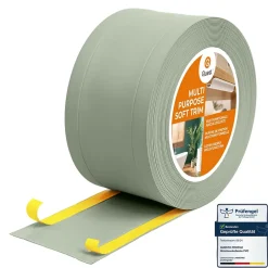 Plinthe de finition W1 en PVC 6,en,1 75 mm, baguette autocollante, masquante, plinthe souple pour sol et mur, vert clair, 5 m-Quest Discount