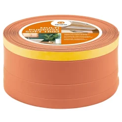 Plinthe de finition W2 en PVC 4,en,1 120 mm, baguette autocollante, masquante, plinthe souple pour sol et mur, brique, 5 m-Quest Online