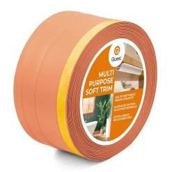 Plinthe de finition W2 en PVC 4,en,1 120 mm, baguette autocollante, masquante, plinthe souple pour sol et mur, brique, 5 m-Quest Online