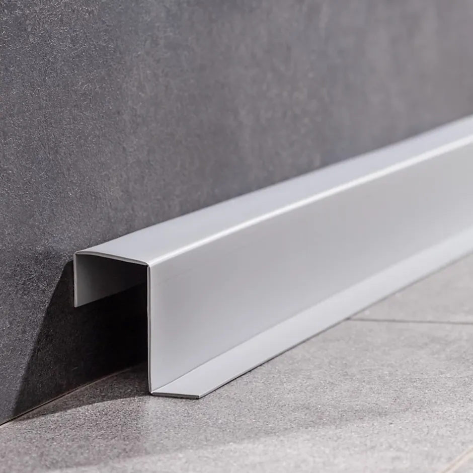 Plinthe de finition W2 en PVC 4,en,1 120 mm, baguette autocollante, masquante, plinthe souple pour sol et mur, brique, 5 m-Quest Online