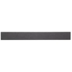 GoodHome Plinthe en carrelage anthracite effet ardoise L.61 x l.7,5 cm x ép.9 mm, Slate
