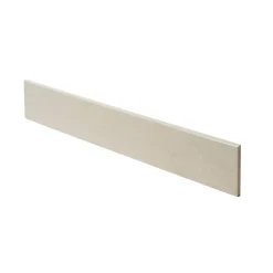 GoodHome Plinthe en carrelage beige effet beige L.60 x l.8 cm x ép.8 mm, Soft Travertin