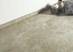 GoodHome Plinthe en carrelage beige mat effet ardoise L.61,5 x l.7,5 cm x ép.7,5 mm, Shaded