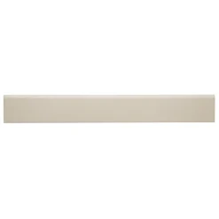 Plinthe en carrelage blanc mat L.60 x l.8 cm x ép.10 mm, Smooth-GoodHome New