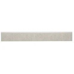 Plinthe en carrelage blanc effet pierre satin L.60 x l.8 cm x ép.9,3 mm, Natural-GoodHome Outlet