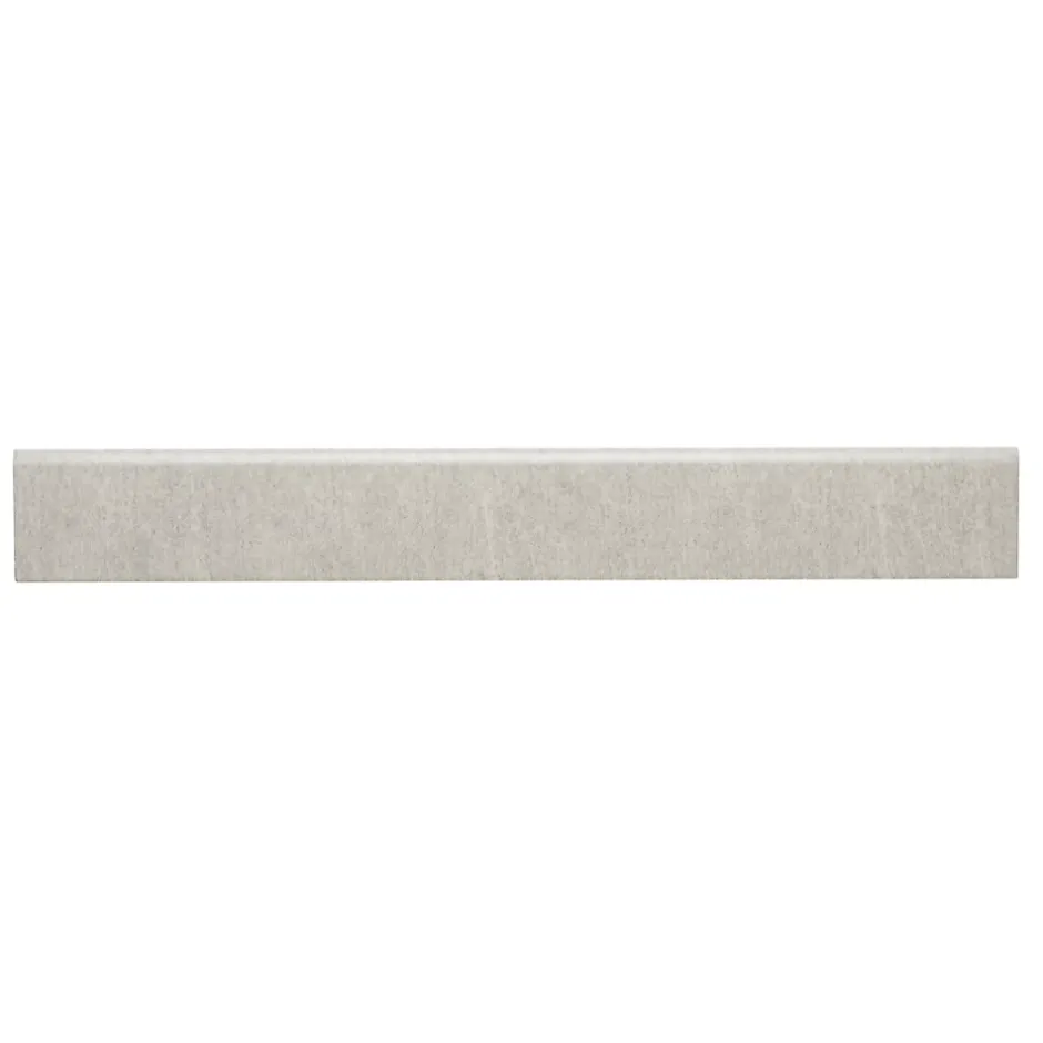 Plinthe en carrelage blanc effet pierre satin L.60 x l.8 cm x ép.9,3 mm, Natural-GoodHome Outlet