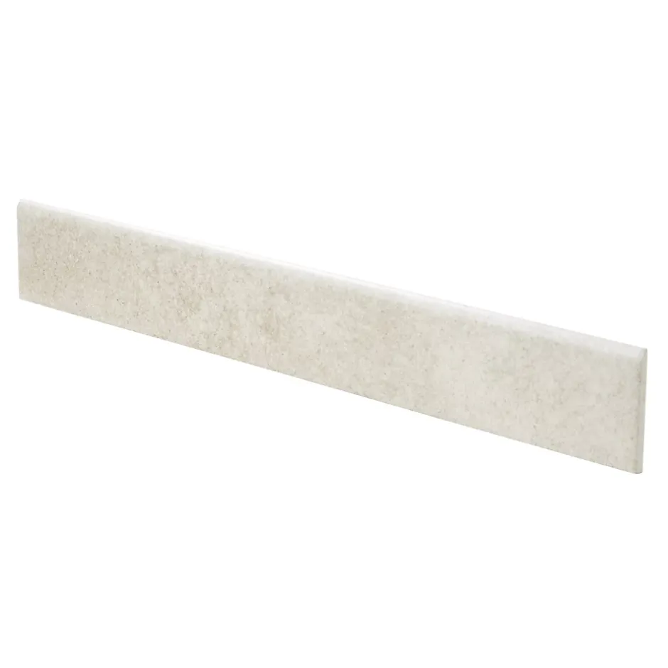 GoodHome Plinthe en carrelage effet béton gris clair L.60 x l.8 cm x ép.9 mm, Kontainer