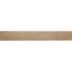 Plinthe en carrelage effet bois brut naturel L.60 x l.8 cm x ép.9 mm, Rustic Wood-GoodHome Sale