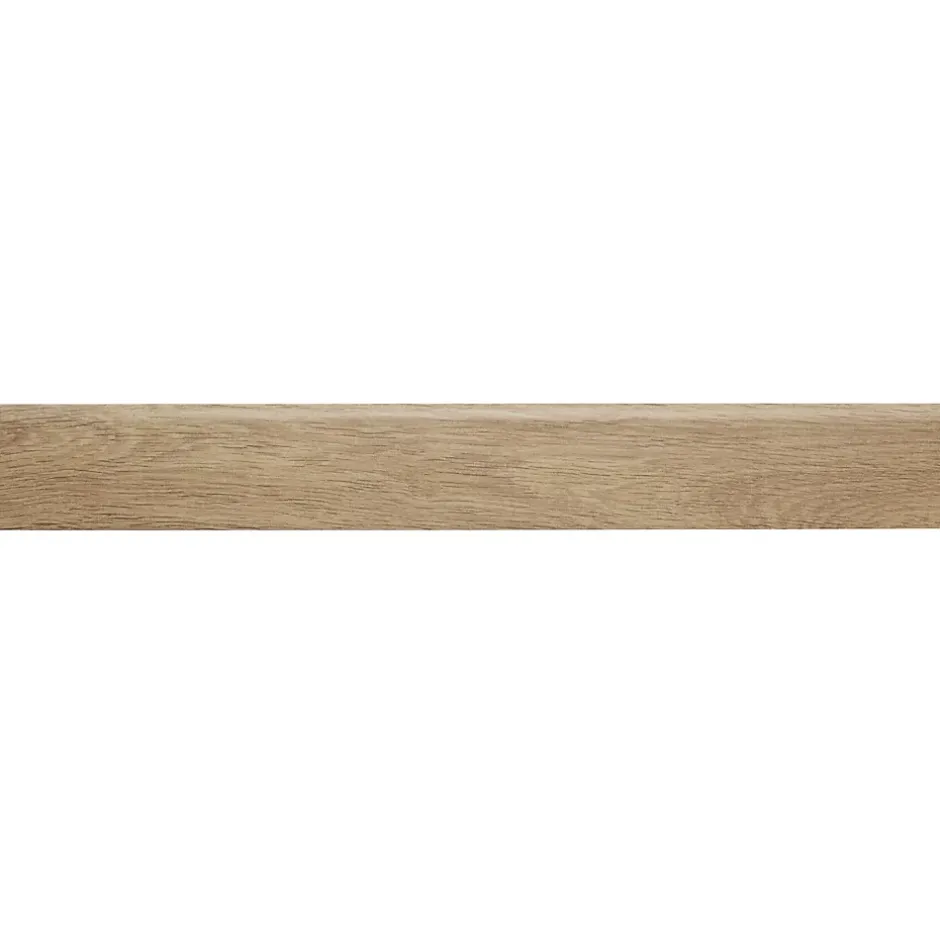 Plinthe en carrelage effet bois brut naturel L.60 x l.8 cm x ép.9 mm, Rustic Wood-GoodHome Sale