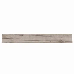 GoodHome Plinthe en carrelage effet chêne gris mat L.45 cm x l.8 cm x ép.10 mm, Vintage Oak