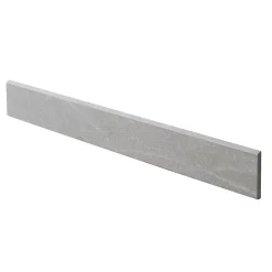 Plinthe en carrelage gris clair effet ardoise L.61 x l.7,5 cm x ép.9 mm, Slate-GoodHome Hot