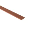 Plinthe en MDF arrondie Ninna couleur terracotta 10X70mm L.2,44m