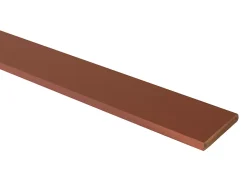 Plinthe en MDF arrondie Ninna couleur terracotta 10X70mm L.2,44m