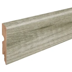 GoodHome Plinthe en MDF, résistant à l'eau coloris gris brun 220 x 8 cm Décor 360 (vendue à la pièce)