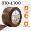Plinthe en PVC Flexible 100x25mm, 20m, Plinthe Souple et Élastique pour Finitions et Surfaces de Jonction, bronze-Quest Best