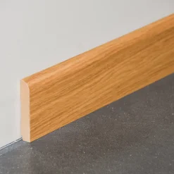Plinthe MDF 2 m - Chêne Français - Lot de 5 - 80 x 14 mm, Lot de 5-Tecnoprofils Hot