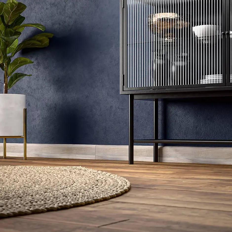 Tecnoprofils Plinthe MDF 2 m - Chêne Naturel - Lot de 5 - 80 x 14 mm