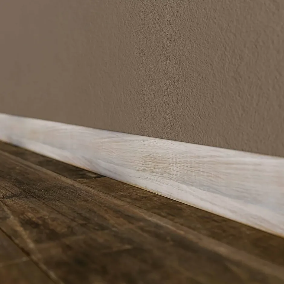 Plinthe MDF 2 m - Chêne Naturel - Lot de 5 - 70 x 10 mm-Tecnoprofils Best