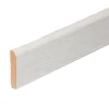 Tecnoprofils Plinthe MDF 2 m - Pin blanc - Lot de 5 - 80 x 14 mm