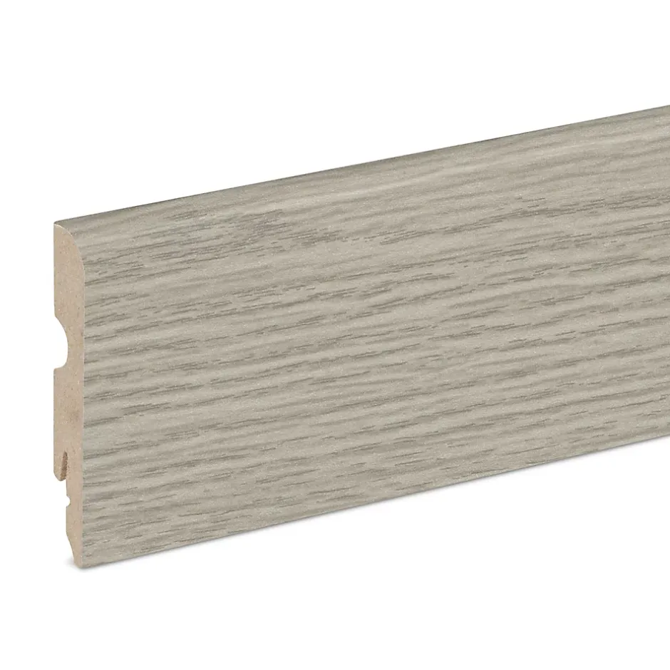 GoodHome Plinthe MDF 220 x 8 cm Décor 50 bois (vendue à la pièce)