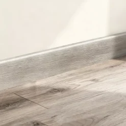 GoodHome Plinthe MDF 220 x 8 cm Décor 65 gris