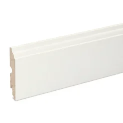 Plinthe MDF Blanc 220 x 9 cm Décor 10 (vendue à la pièce)-GoodHome