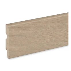 Plinthe MDF, effet chêne , décor 125, H.8 cm x L.220 cm x ép.13 mm (vendue à la pièce)-GoodHome Discount