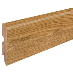 Plinthe MDF, effet chêne miel , décor 160, H.8 cm x L.220 cm x ép.13 mm, résistant à l'eau, (vendue à la pièce)-GoodHome Sale