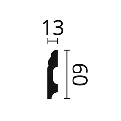 Plinthe NMC WALLSTYL FB1F Profil de décoration-Noel & Marquet Outlet