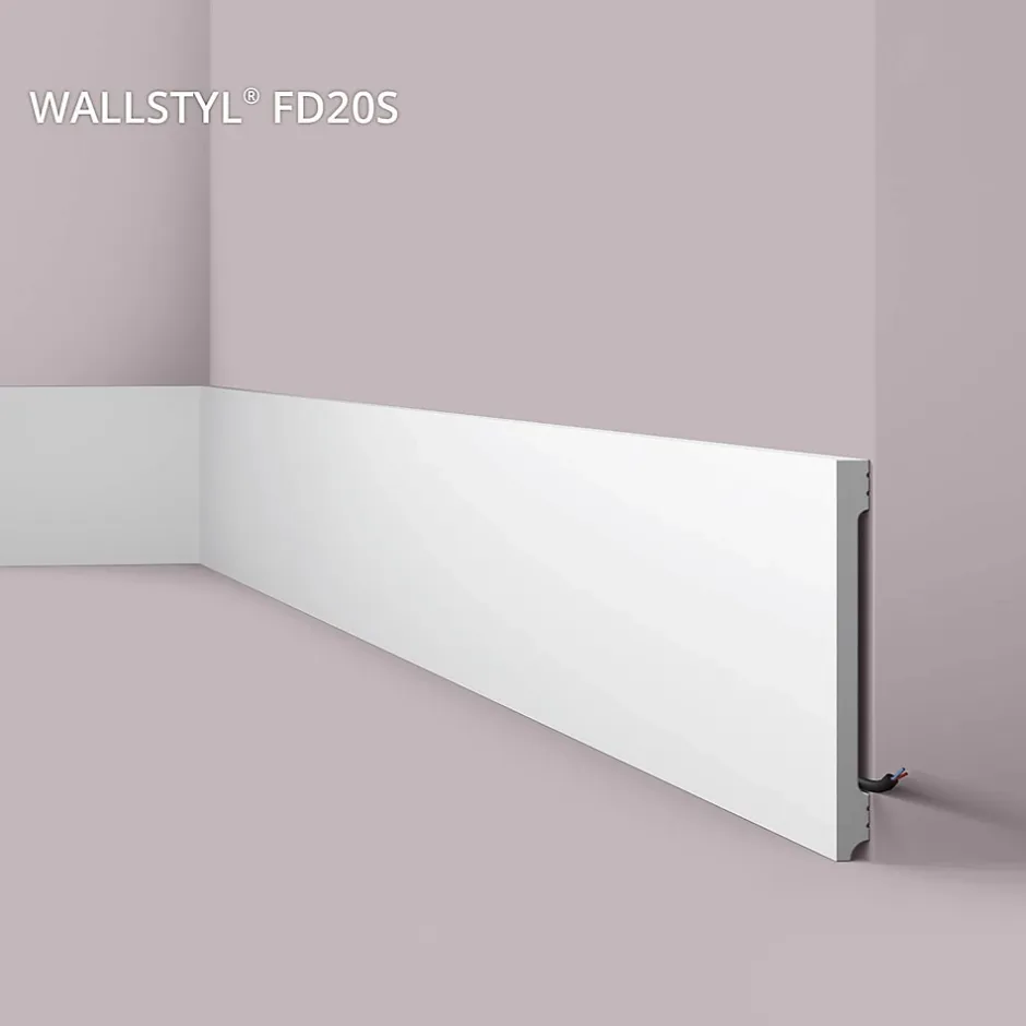 Plinthe NMC WALLSTYL FD20S Moulure décorative Moulure en stuc-Noel & Marquet Sale