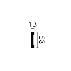 Noel & Marquet Plinthe NMC WALLSTYL FT2 Flex Moulure décorative Cimaise Moulure frise