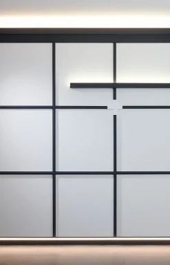 Plinthe NMC WALLSTYL IL11 BLACK Moulure décorative Moulure en stuc Éclairage indirect-Noel & Marquet Clearance