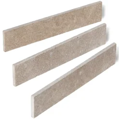 Ro'Ma Nature Plinthe Pierre d'Egypte Beige 40,6x8x1,2 cm Vieillie (lot de 10 soit 4 mètres) -