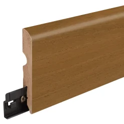 Plinthe Plaquée bois Décor 280 coloris brun (vendue à la pièce)-GoodHome Best