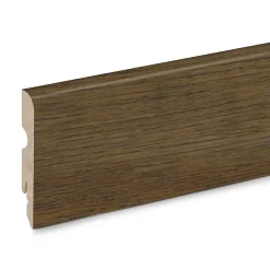 GoodHome Plinthe Plaquée bois Décor 285 chêne verni bois rustique (vendue à la pièce)