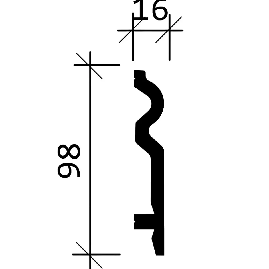 Plinthe 653109 Moulure décorative-Profhome Best