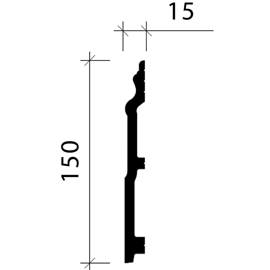 Plinthe 653114 Planchette 2 m-Profhome New