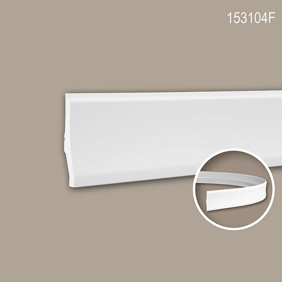 Profhome Plinthe 153104F Moulure décorative flexible